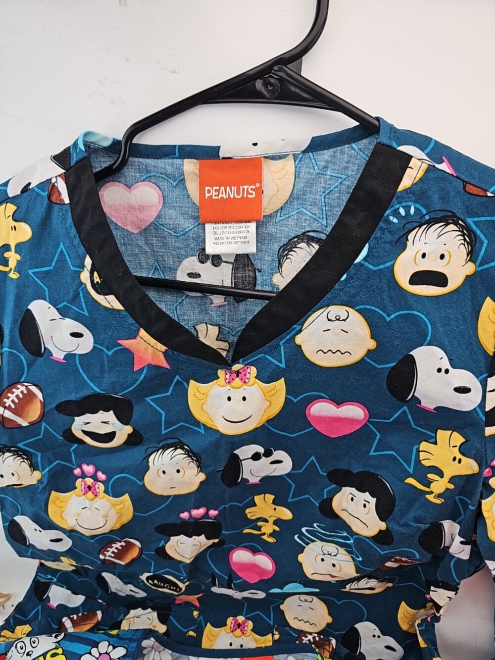 Bundle of 5 Character Medical Scrub Tops - Picture 4 of 5